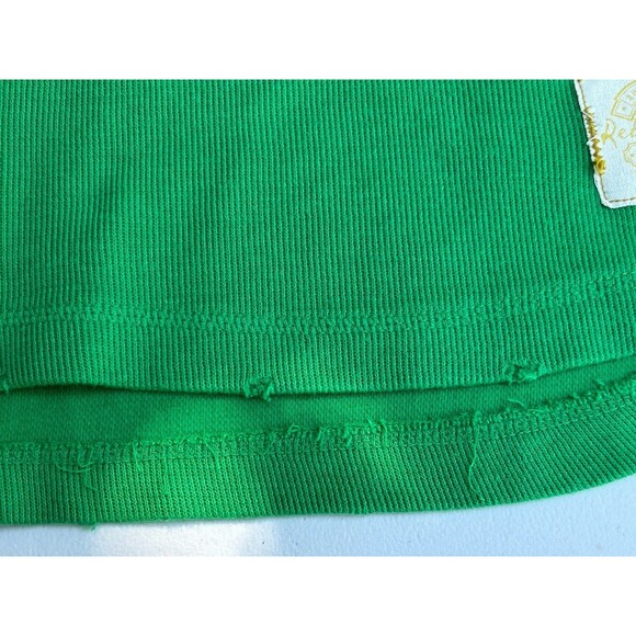 Hartford Whalers Lace-Up Jersey Sweater Green Large Retro Sport Reebok Throwback - Picture 4 of 8